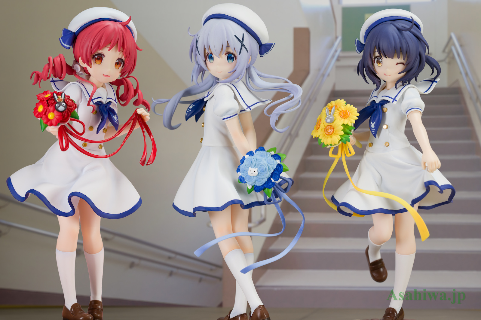 PLUMご注文はうさぎですか チノ・メグ・マヤ 1/7スケールフィギュア