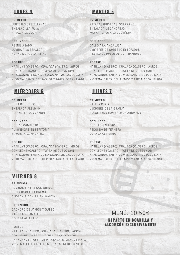 KauraKiosko's tweet photo. Menús para esta semana en #Kaura y #Ocarro. Esperamos que os gusten!🍽️ #Boadilla y #Alcorcon https://t.co/hddM8AvN0P