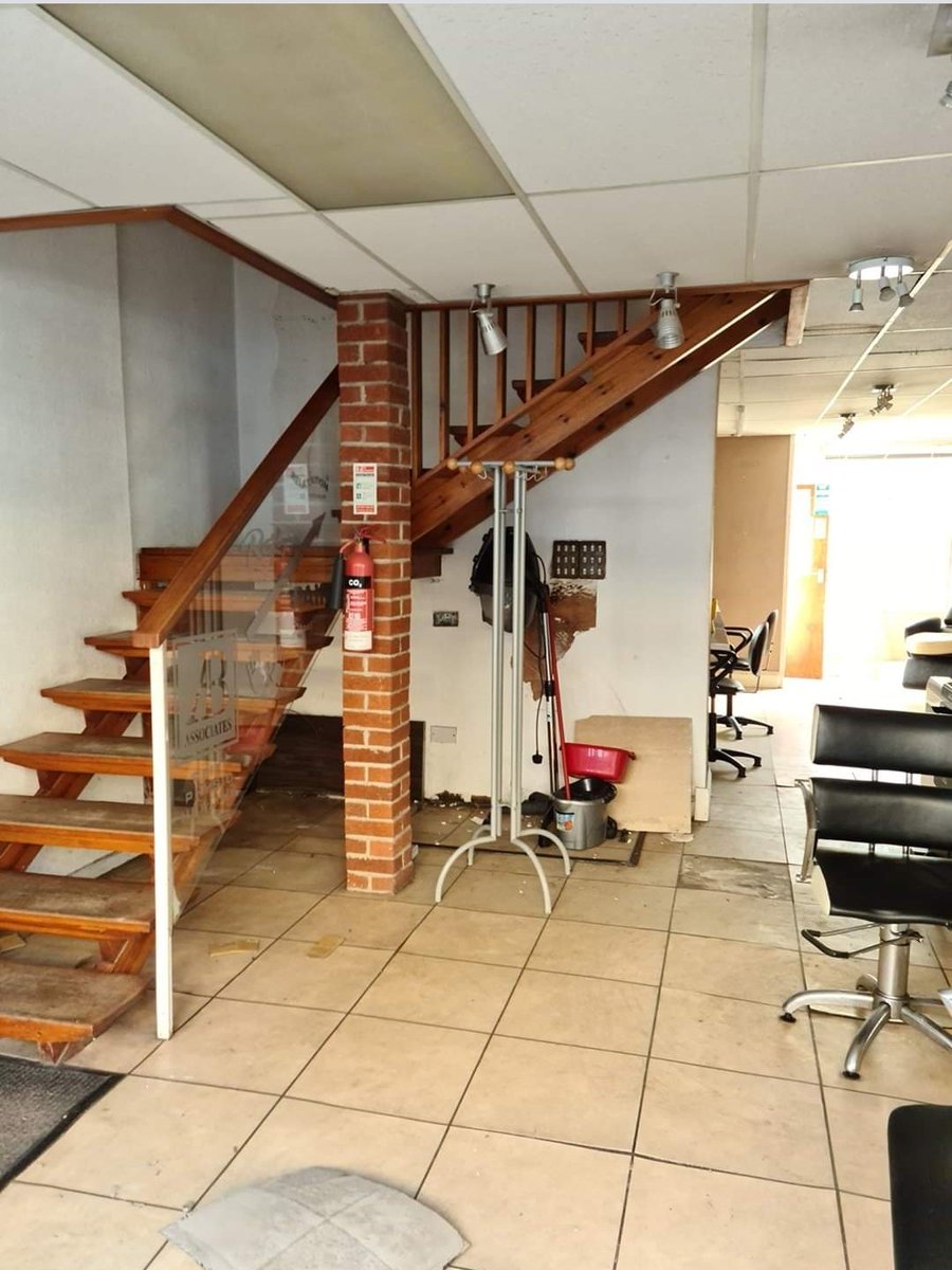 Another empty shop, another soon to be transformation by Rhodes Joinery &amp; Building Services in Elland town centre. The shop is being ripped out and is planned to become a brand new fruit, veg &amp; wholefoods shop #rhodesjoinery #elland #calderdale #refurbishments #renovation