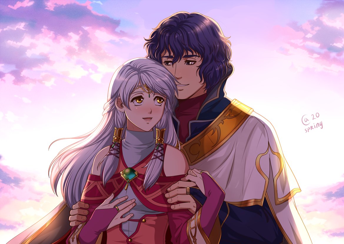 AutumnSacura's tweet photo. Micaiah and Pelleas. 
Fire Emblem fanart.
(Commission) #fe https://t.co/zhhG72kBRA