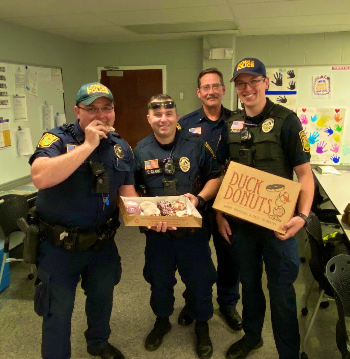 MPDASHIFT's tweet image. Thank you @DuckDonuts out of Roanoke for the Donuts today! You know the way to our 💙💙💙💙!