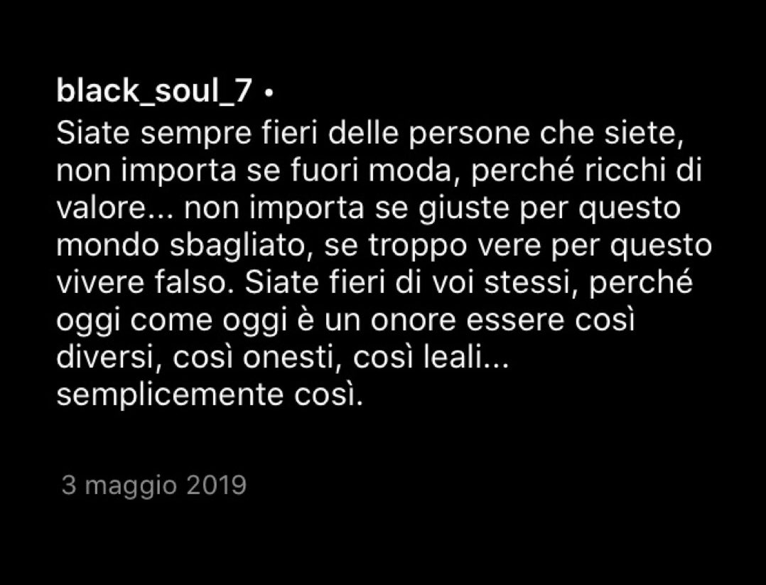 Black Soul 7 Siate Sempre Fieri Delle Persone Che Siete Semplicemente Cosi Marioserpa