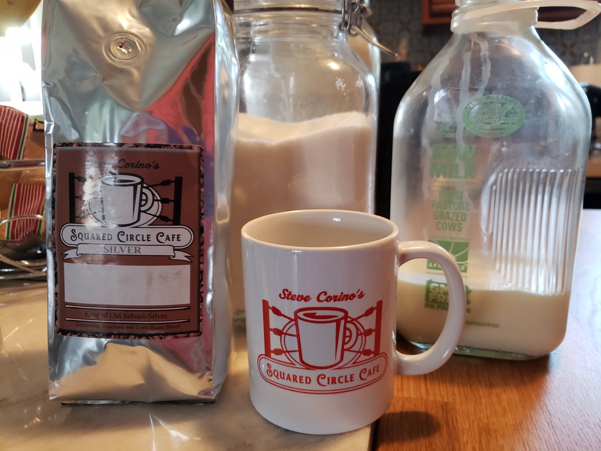realkevinkelly's tweet photo. Good morning! The #SquaredCircleCafe is open for business and delivers! Visit https://t.co/X00Az8Ps3E https://t.co/wjp2CRudlX