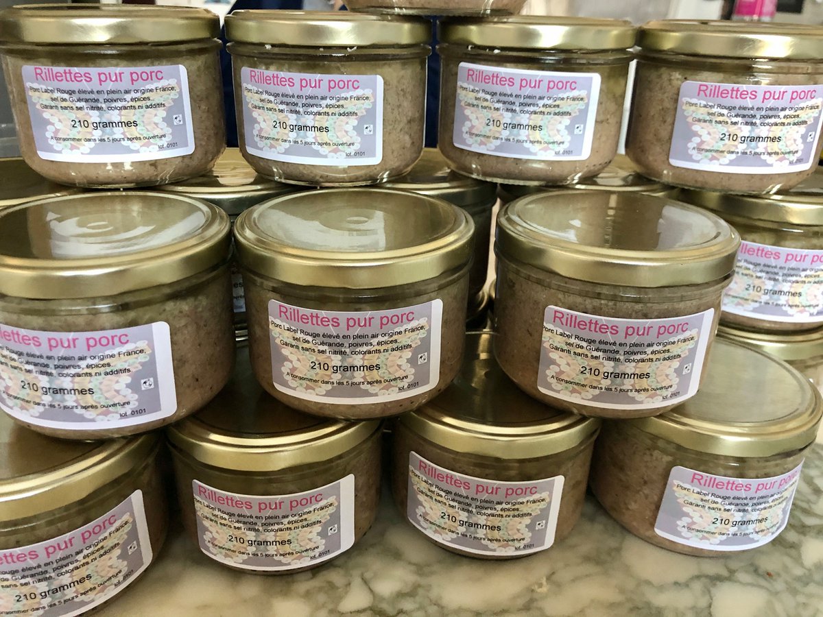 Dogadit's tweet photo. #rillettes #pâtés #sansadditif #igbas #aidonslesartisans
https://t.co/o989AqKKpG https://t.co/RHo38qutEk
