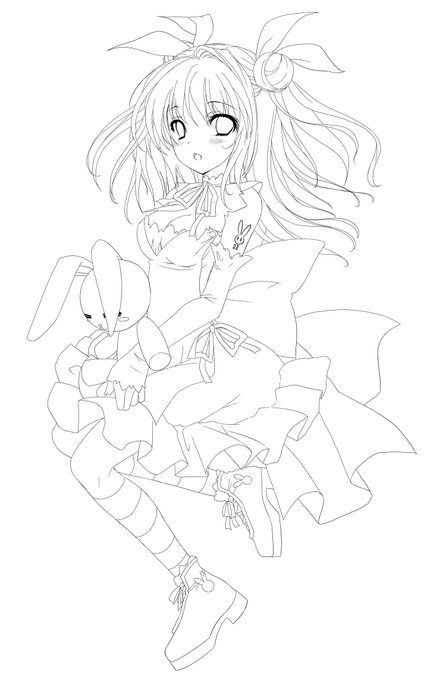 暇つぶし用の塗り絵需要があるみたいなので、昔pixivにあげたイラストをご紹介🎁
10年以上前の絵で恐縮ですが、お暇な方は塗ってみてくださいな✨
高解像度psdで欲しい方はリプ欄参照。
#塗り絵 
