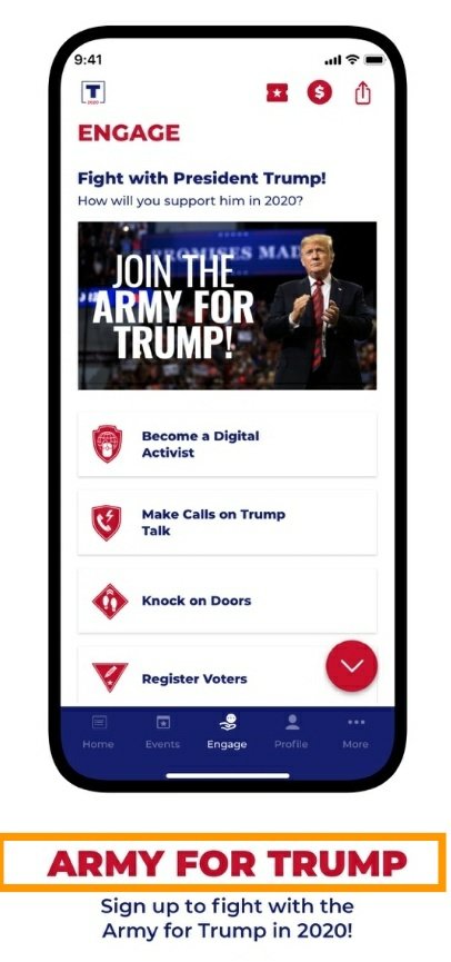 15/ Apple App Store:1. Join The Official Army For  #Trump 2. Medical Treatment Information3. Alcohol, Tobacco or Drug Use/References4. Use Your Location even when it isn't open5. Earn Points to Redeem Awards and Upgrade your Experience!Be 17+iPhone: 68.7 MBiPad: 35.6 MB