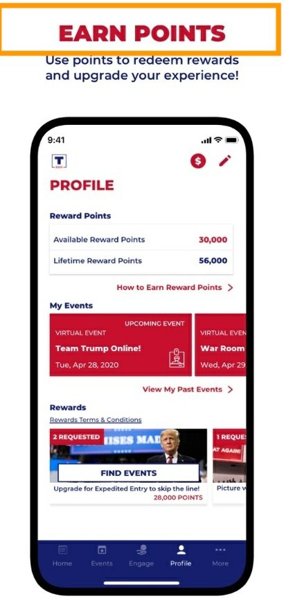 15/ Apple App Store:1. Join The Official Army For  #Trump 2. Medical Treatment Information3. Alcohol, Tobacco or Drug Use/References4. Use Your Location even when it isn't open5. Earn Points to Redeem Awards and Upgrade your Experience!Be 17+iPhone: 68.7 MBiPad: 35.6 MB