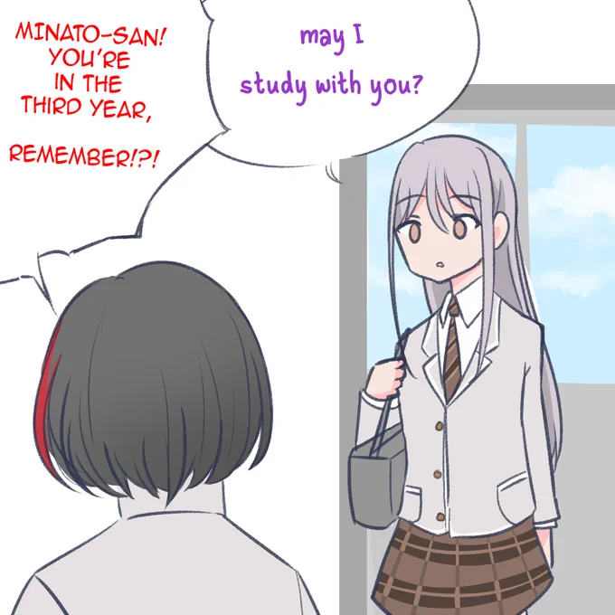 Yukina tries to get closer to Ran ❤️💜 