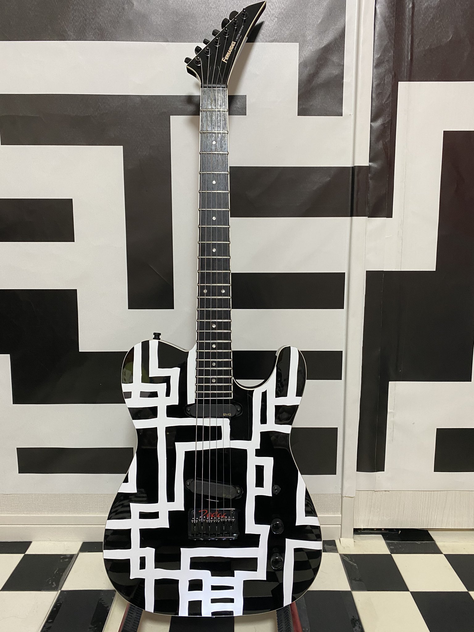 フェルナンデス TEJ-75 布袋寅泰モデル G柄カッティングシート TEJをG