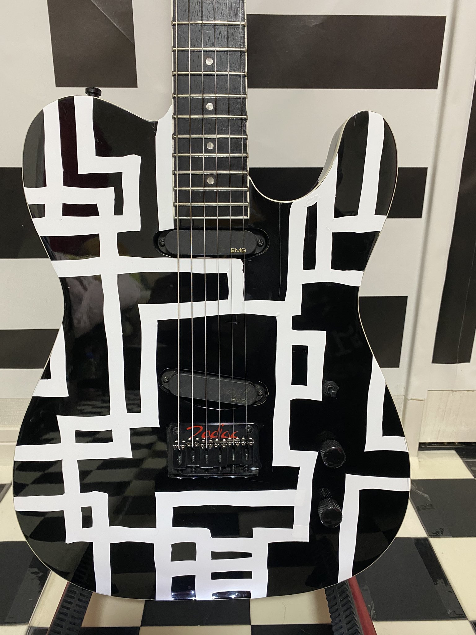 フェルナンデス　TEJ-75 布袋寅泰モデル　G柄カッティングシート フェルナンデス TEJ-75 布袋寅泰モデル G柄カッティングシート