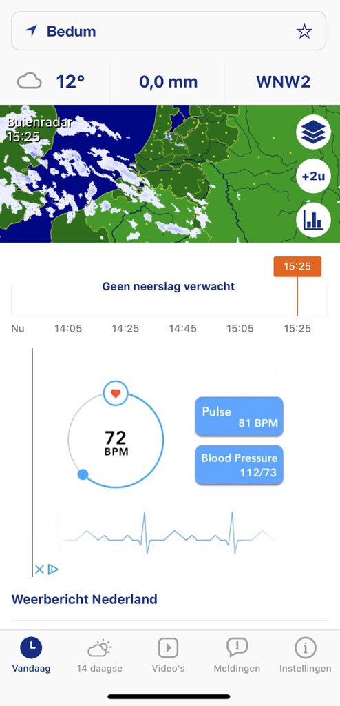 llschmidt's tweet image. ‘Weer’ dat van invloed is op je hartslag en bloeddruk @BuienRadarNL
