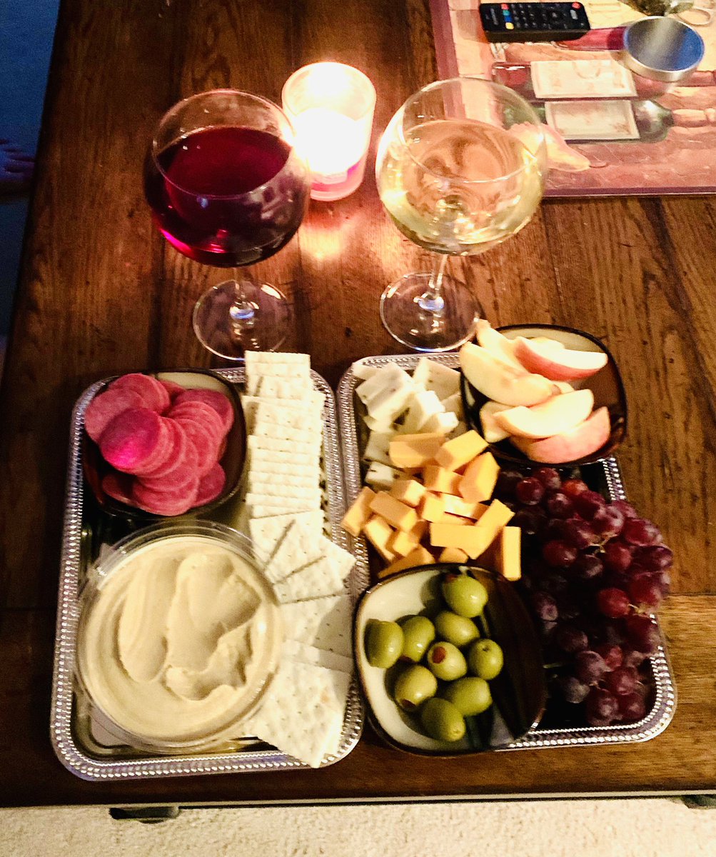 This is my #countrystyle version of a #charcuterie board with matching his and hers varietals of delicious wines! #cheers!