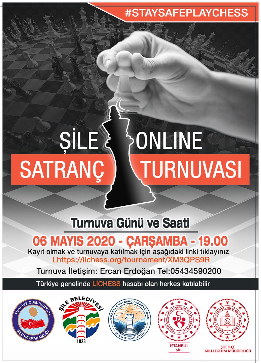 Şile Satranç Turnuvası
lichess.org/tournament/XM3…