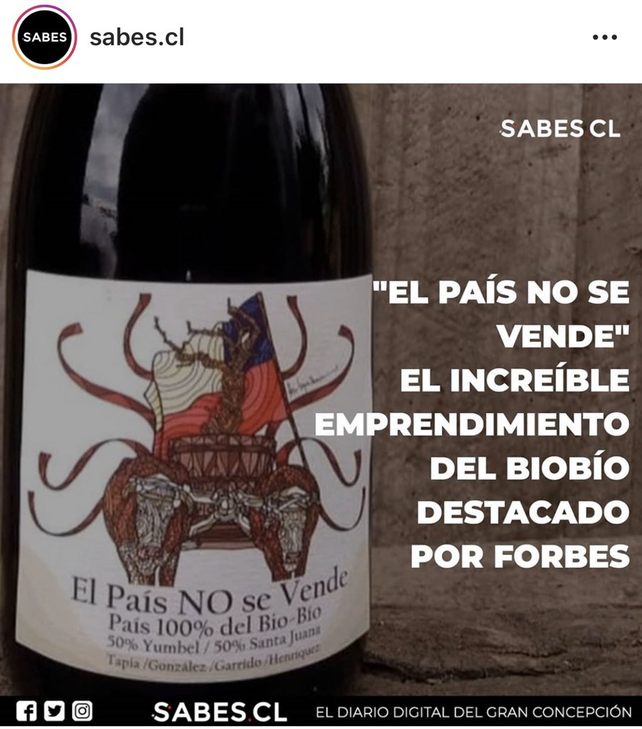 El País No se Vende, en contra de un País que vende Todo.
Se habló de él en Forbes, en contra del negocio forestal, también de las aberraciones de Pinochet. Se cita a Victor Jara. Desde el Amor generamos conciencia.