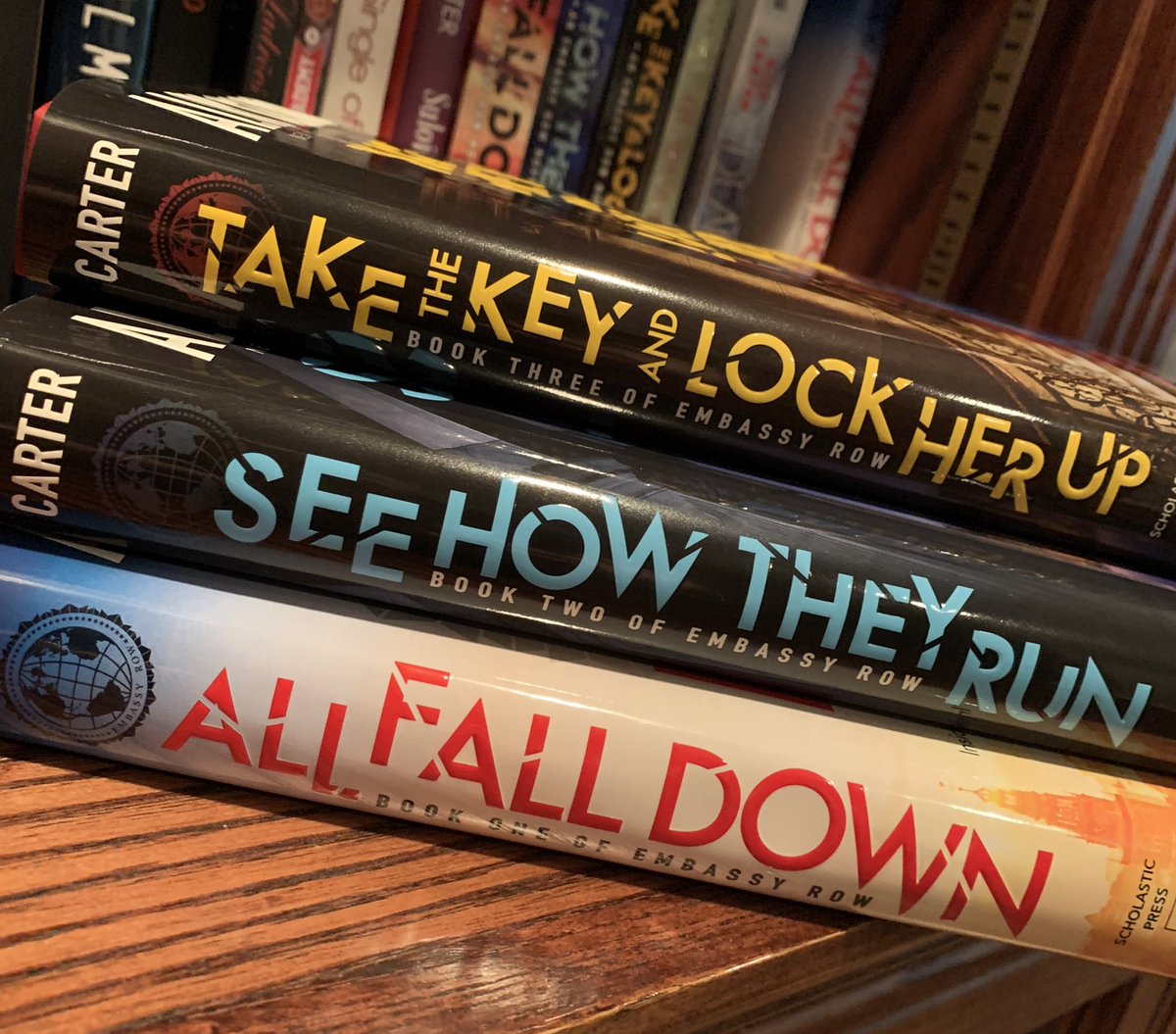 OfficiallyAlly's tweet image. We’re talking all things #EmbassyRow tomorrow on my Instagram live chat!

2:00 CST. 
Instagram/TheAllyCarter. 

Come join us! @ireadya