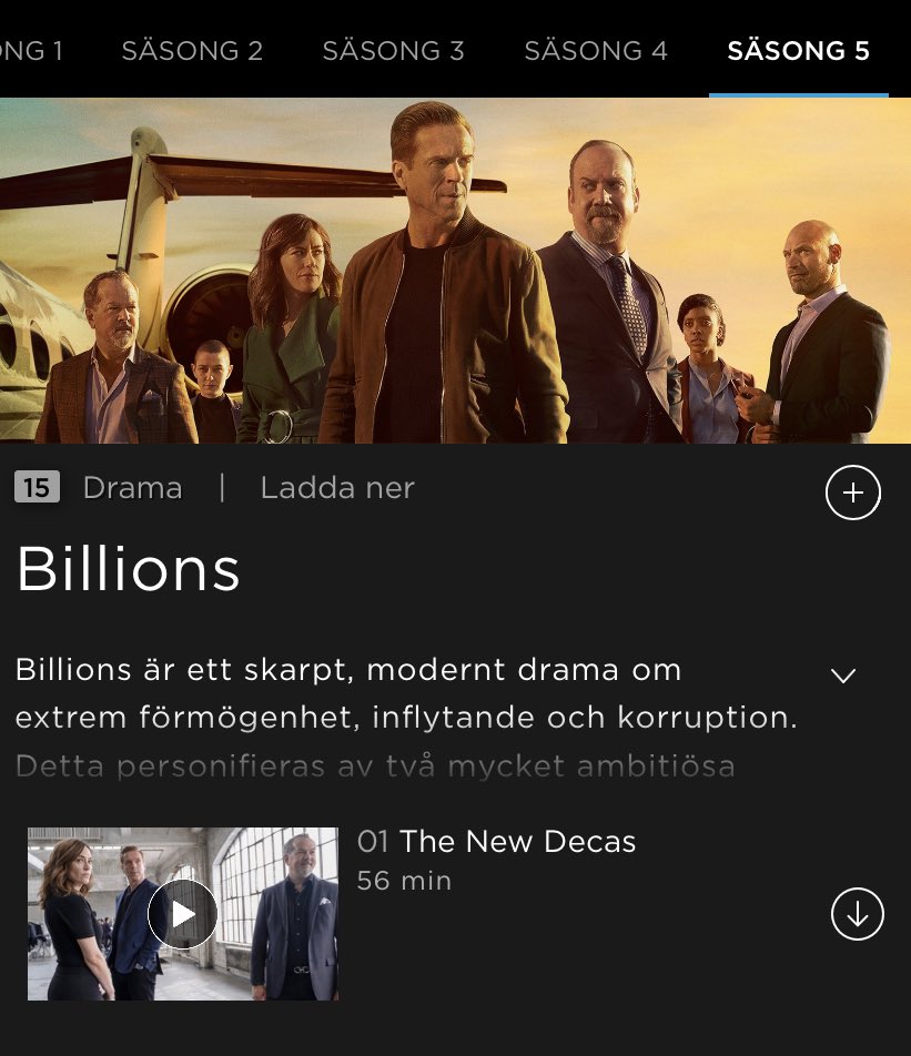 andersdahlbom's tweet photo. Nu hänger jag inte med: får vi nya säsongen före jänkarna..? #billions #swedenfirst @KellyAuCoin77 https://t.co/Acedjy3zPa