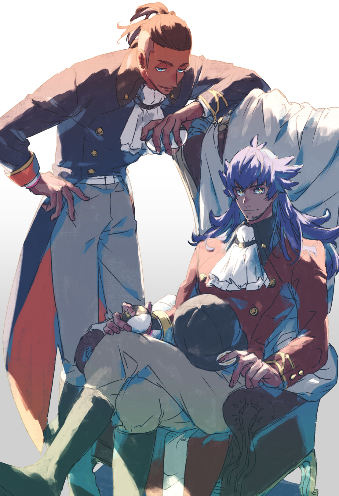 駿河 Suruga Rt冬緑さん Fuyumidori のmmdモデルファンアート 不都合ありましたら消します 造形も綺麗だけど何よりバランスがすごいー 二人とも色気があって本当に素敵 以前から3dやライティング関連とても勉強になってます 頭身上げたくて手癖絵