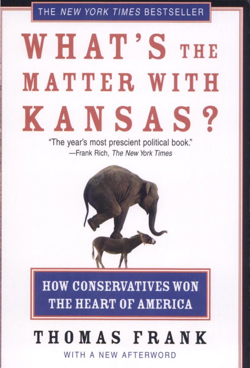 Also here’s yet another receipt on the “What’s the Matter with Kansas” phenomenon that’s simultaneously killing the jobs the WWC needs to survive, but baiting them into voting GOP or 3rd party by stoking their chronic White rage and resentment about women/LGBTQ/POC/immigrants.  https://twitter.com/docrocktex26/status/1211731385888600064