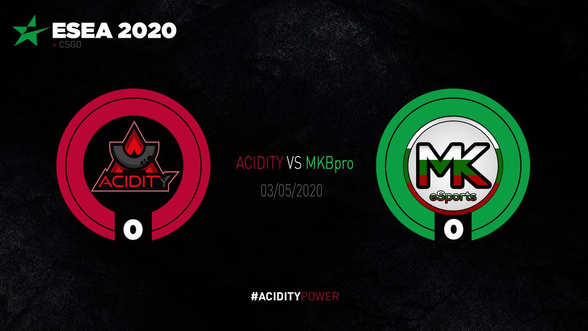 AcidityTeam's tweet photo. [🇫🇷]

🇸🇪 Troisième match pour notre équipe CSGO ! 🇸🇪

🏆Contre @Bpro_gaming #MKBpro

 en ligue ESEA ! #ESEASeason34 👀

⭕️Le match commence à 19h

👊🏻Venez les soutenir, car une victoire est primordiale !

#AcidityPower ❤️🖤 https://t.co/OUsqWQXq1o