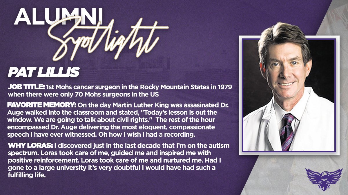 DuhawkMBB's tweet photo. Alumni Spotlight: Pat Lillis

Today’s feature has cemented his name in the Loras College Basketball story. Our beloved “Lillis Court” is named after him! He also sits in the Top 10 in career rebounds!

#DuhawksRising https://t.co/51A0M2sDdx