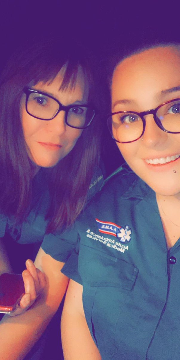 julescottis's tweet photo. First night shift in a while with this beauty ❤️ #Ambulance #EssentialWorkers #crewmates #lovefilters https://t.co/kA9A5Nx8jL