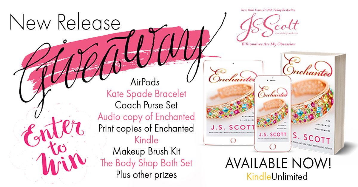 valgirl19's tweet photo. To celebrate the Release of her book Enchanted, @AuthorJSScott is having a HUGE #Giveaway Enter here : https://t.co/8fieKQAobq #Giveaway @IARTG #PrizesToWin #ReleaseGiveaway mobile: https://t.co/B4dveDcCTW https://t.co/TbtkhMcFNY