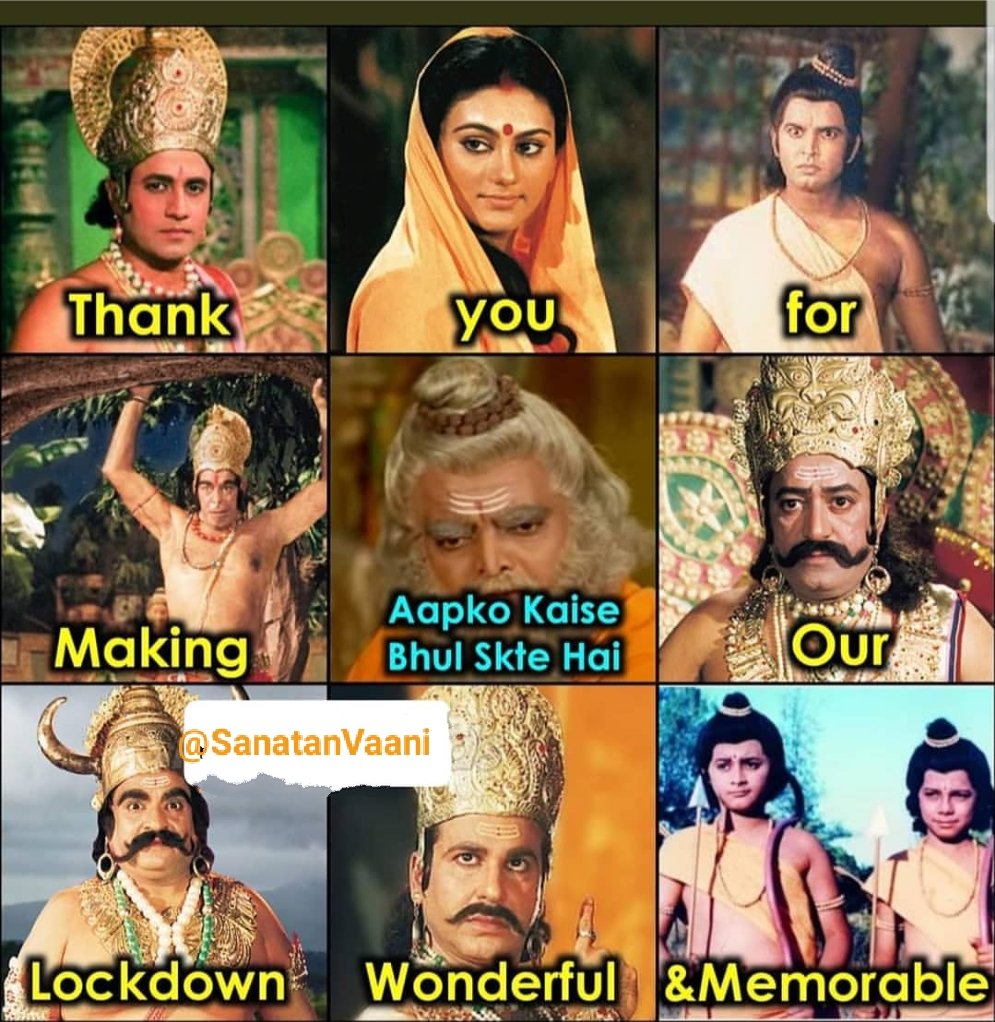 SanatanVaani's tweet photo. अगर आप रामायण को याद कर रहे है तो एक कमेंट तो बनता है "जय श्री राम"... https://t.co/eU40I1P5rH