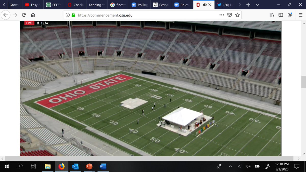 RaisonLocalFood's tweet photo. I'm so sad... today's @OSU Commencement in an empty Ohio Stadium. BUT... I'm also excited at the extraordinary accomplishment of our students during these unprecedented times. (And I'm psyched to "drop in" Zoom with a few of my @ACELatOSU master's students later today!) https://t.co/F4M813dIF8