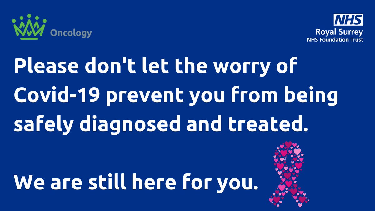 RoyalSurrey's tweet photo. We understand that you are concerned about Covid-19, but please don't let that stop you from seeking medical help and advice if you need it. We are still here for you. #HelpUsHelpYou https://t.co/xxIXmMgrDn