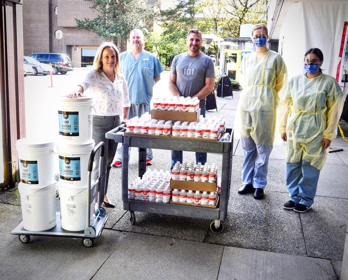 Go to instagram.com/p/B_u7ACeBAXL/… to see our latest post! We are so humbled and honoured to be involved in supplying our local hospitals, front line workers and families with our sanitizer.