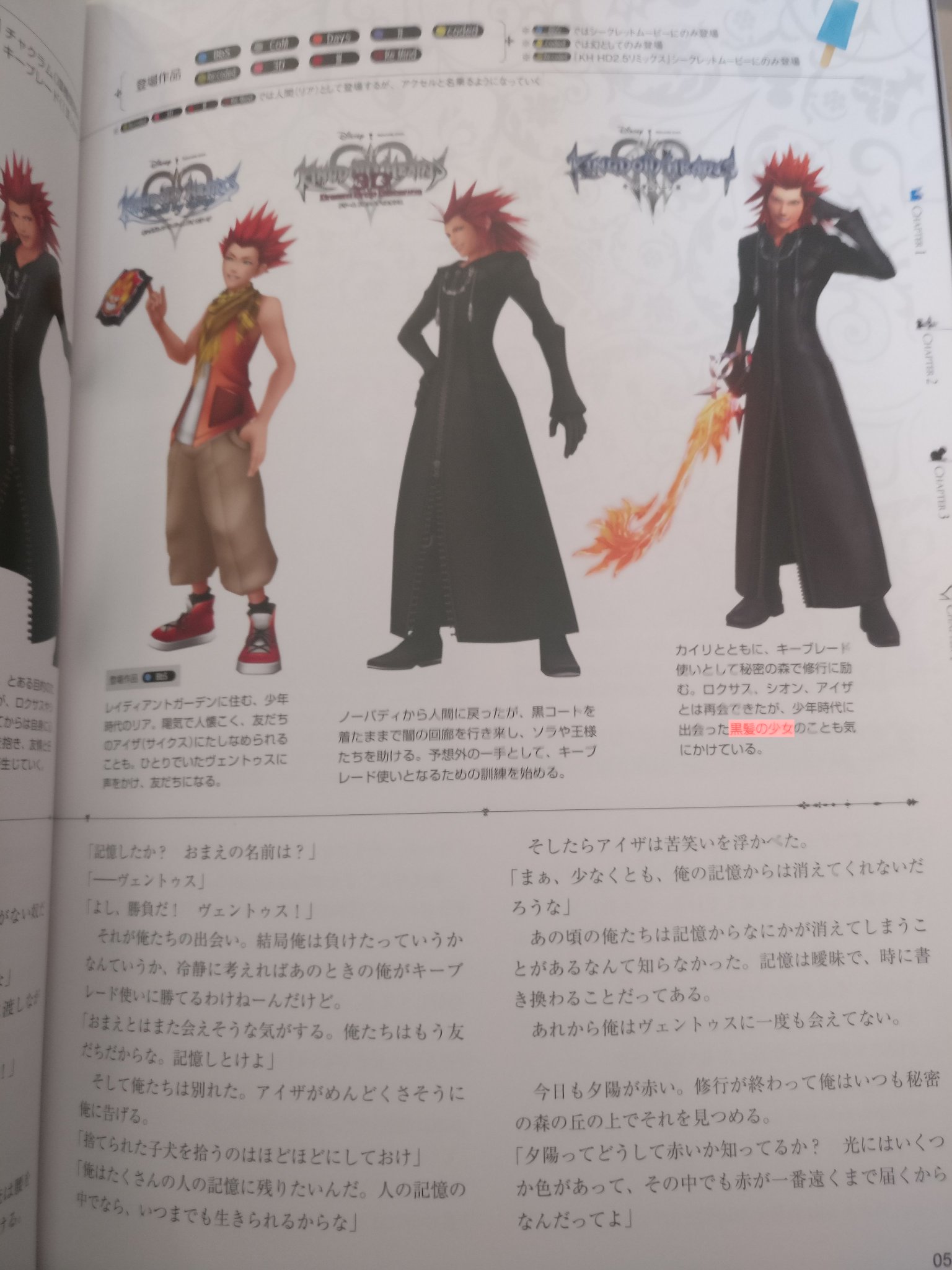 Alexandre Leroy Bon Les Gens Desole J Etais Passe A Cote De L Info Mais Dans Le Character Files De Kh Il Est Confirme Que Dans Les Pages Consacres A Axel Lea Que