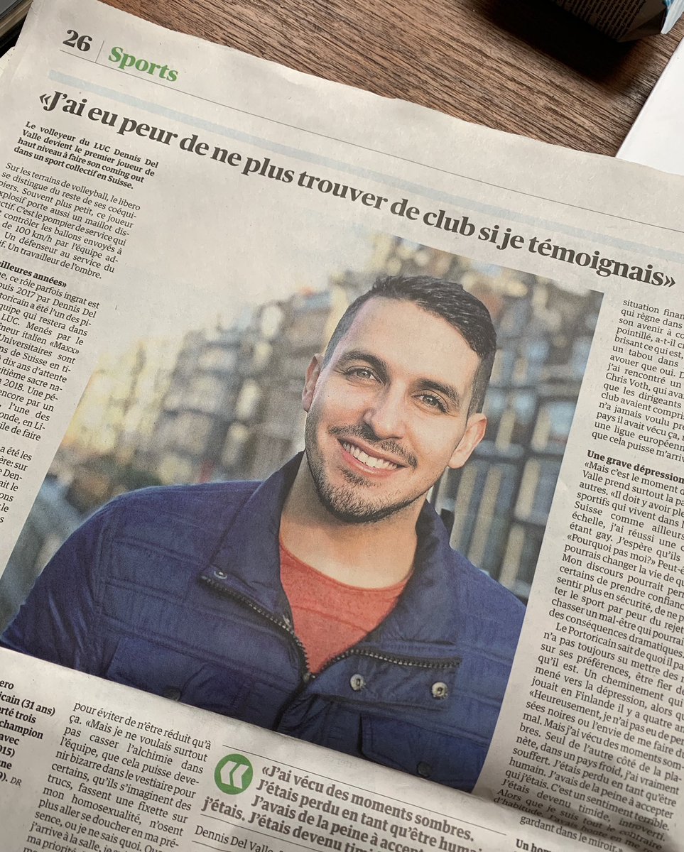 UgoCurty's tweet photo. Dans le @lematindimanche du jour, un long dossier avec des sportifs LGBT 🏳️‍🌈 qui racontent leurs parcours dans un milieu du sport trop souvent hostile. (1/6) https://t.co/3qxgn7YWlQ