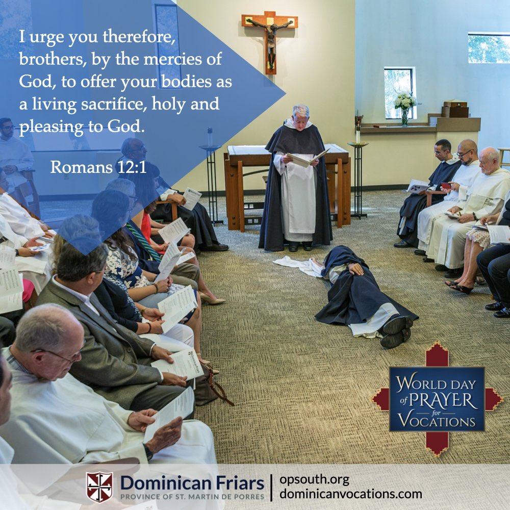 preachingfriars's tweet photo. Pray for Vocations! @OPsouth @VocationDomCen #WorldDayofPrayerforVocations #friarlife #opsouth #opcentral https://t.co/yYYKJBCtW7