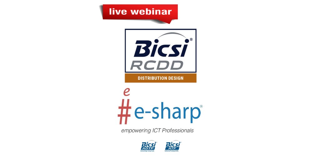 esharpT's tweet photo. LIVE #webinar: BICSI RCDD Overview on Wed, May 13, 2020 11:00 AM UAE TIME. Register Now @ https://t.co/CaGCSVyFEw
to discuss about the BICSI #RCDD Program and how you can prepare for it. Don't miss it!!
#bicsi #RCDDcredential #esharp #bicsiADTP #bicsiATF #Dubai #UAE #MiddleEast https://t.co/o0dWELDEej