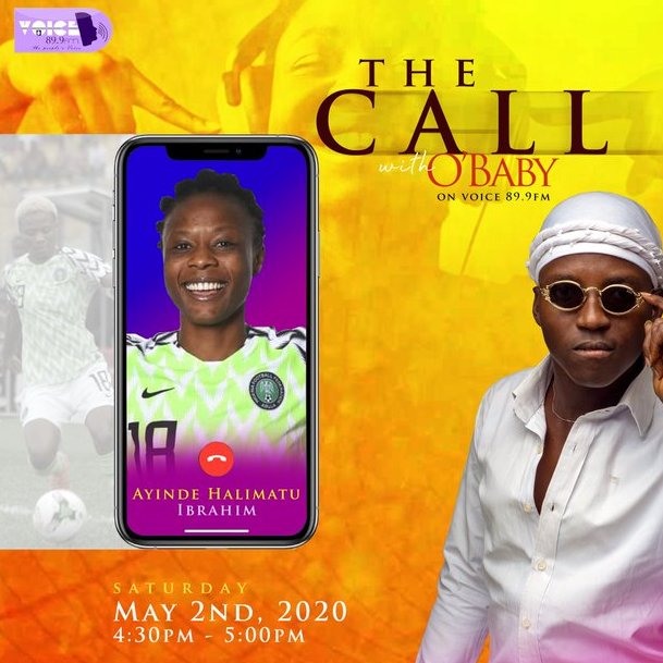 HAPPY SUNDAY to Y& #39;all!Ok so let& #39;s WRAP UP Last Saturday& #39;s Edition of   #TheCALLwithObaby featuring Midfielder No. 18  @ayindecharity  @NGSuper_Falcons and Swedish Club Footballer On  @Voicefm899.CC:  @Obabykpankan  @solohtolz