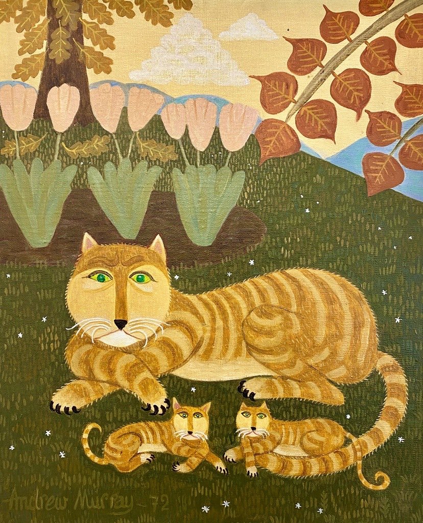 umut091315's tweet photo. By #AndrewMurray - #CatFamily #1972 

#Felidae #Wildlife #Tiger #Pattern #Illustration #Painting #Leaf #Art #Design #Organism #Carnivore #Cat #Tree #Big_cats #Wild_cat #Whiskers #Bengal_tiger #Acrylic_paint #Fawn #Tabby_cat #Plants #Grass #Amazing #Colorful #iloveart #FollowMe https://t.co/qHeaAKEWWd