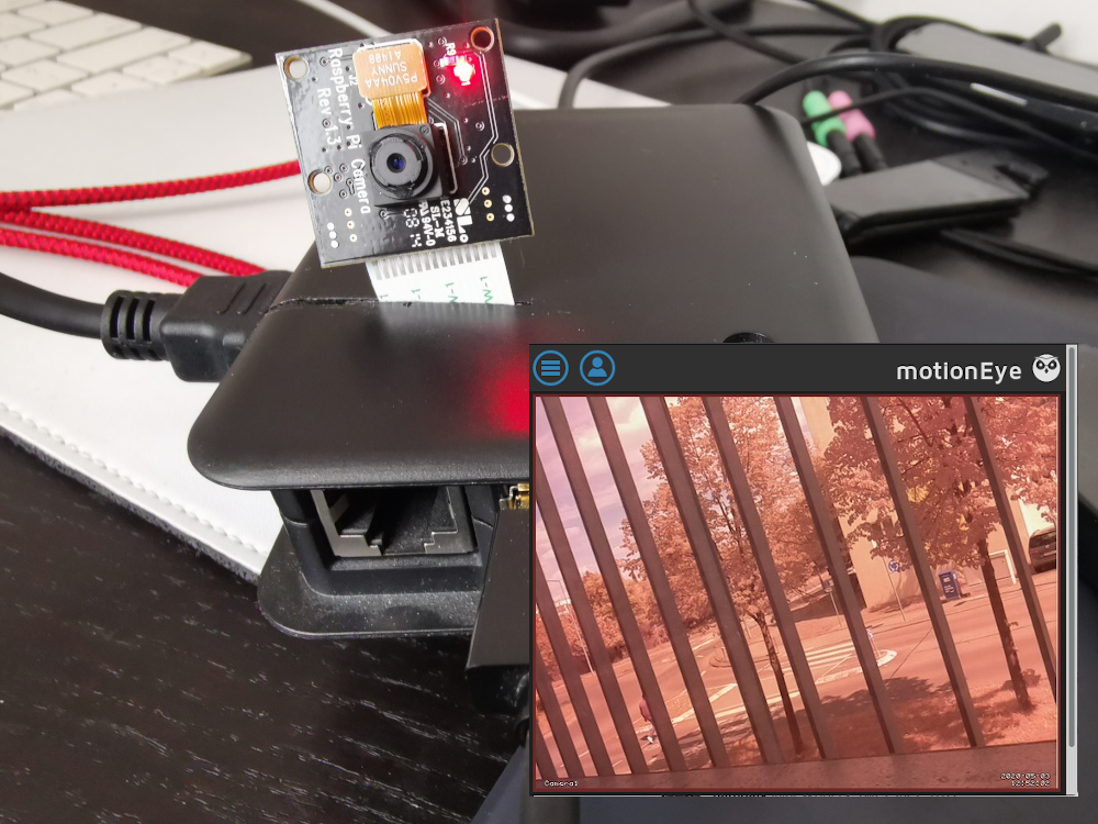 mathiasconradt's tweet photo. Making use of my very old #raspberrypi Model B and put #MotionEyeOS on it, what a smooth experience and works nicely, incl. an Android client.
https://t.co/tybl93uCvJ https://t.co/MSLsT3aZvQ