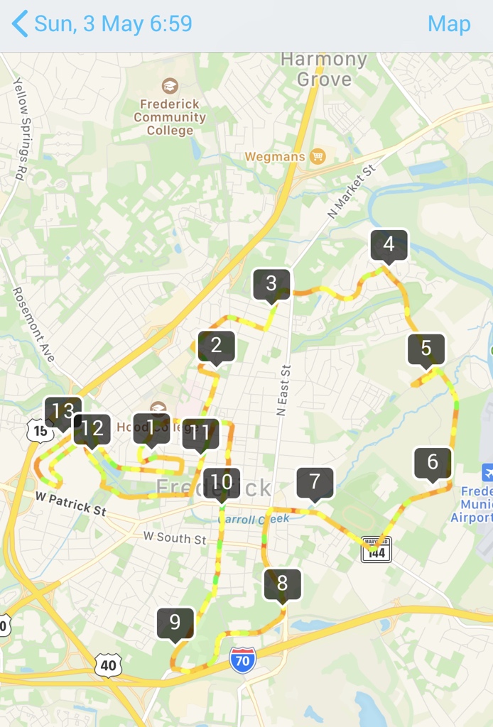 tjk2084's tweet image. @RunFrederick good run today