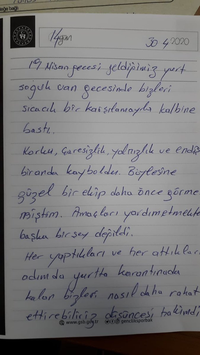 Van_KYGM's tweet photo. 14 günlük karantina sürecini Van'da tamamlayan misafirlerimizin, yurtlarımızdan ayrılırken geride bıraktıkları notlar...
#KYKileSağlıklıGünlere 
#İyikiVarsınKYK https://t.co/GXgUk6Fibm
