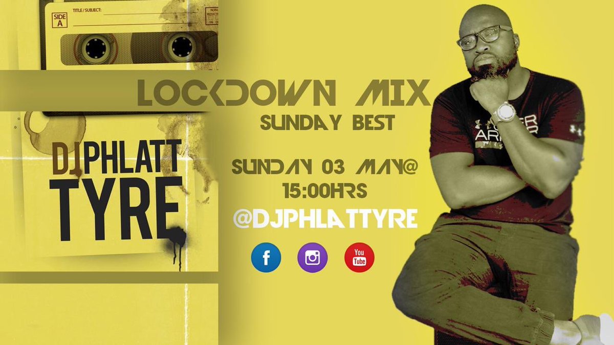 Bongifusion's tweet photo. We will be #Live from #DJPhlattyre Pages #LockdownMix from 15:00hrs. https://t.co/ZmW53aqVTO