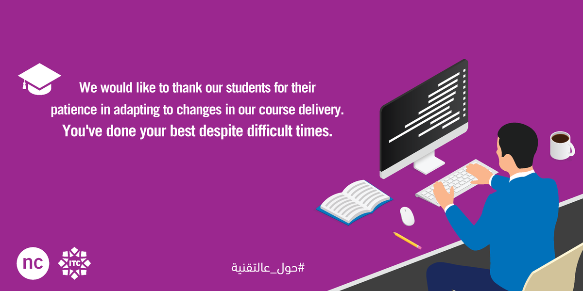 itcalihsaa_f's tweet photo. نشكر جميع الطالبات اللاتي واظبن على الحضور المثالي ،فقد أثبتن قوة إصرارهن وتحليهن بالصبر والنجاح رغم الظروف الصعبة التي واجهت العالم بأسره
نتمنى لكم دوام التقدم والنجاح
#perfect_attendance
#NCKSA
#itc_ksa
#حول_عالتقنية
#تعليق_الدراسة https://t.co/4xa9ZrB5bf