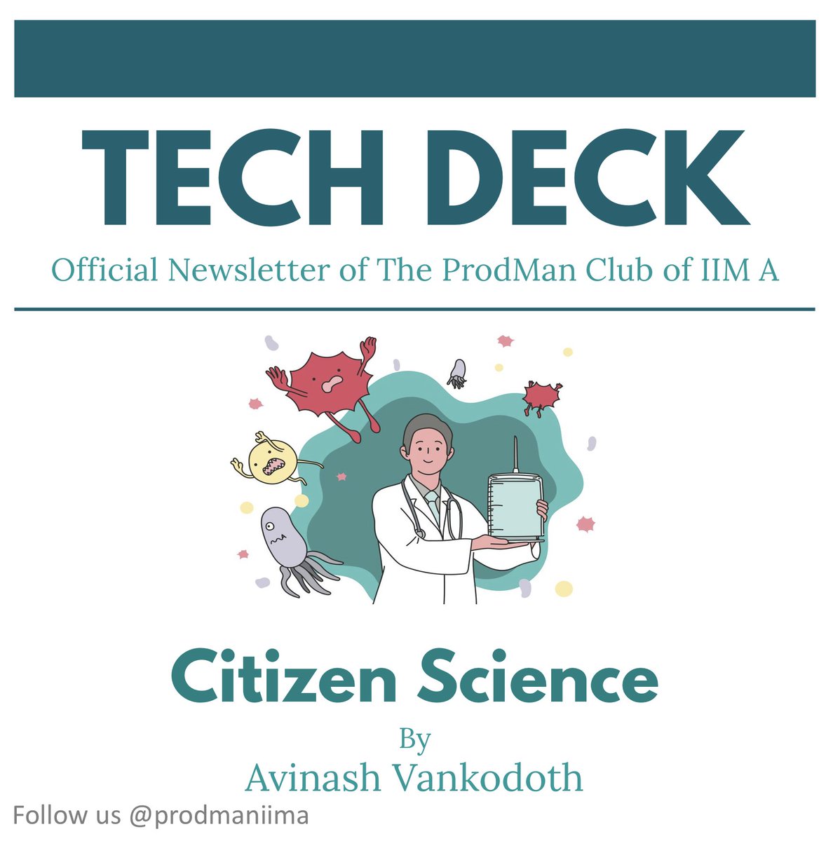 prodmaniima's tweet photo. Hello Everyone!
Greetings from The ProdMan Club! 

The attached Sixth edition of TechDeck introduces you a way to contribute to the "Drug discovery of Covid19". Happy reading :)
https://t.co/BV8KOKMfnm https://t.co/oIXc3t4N0M