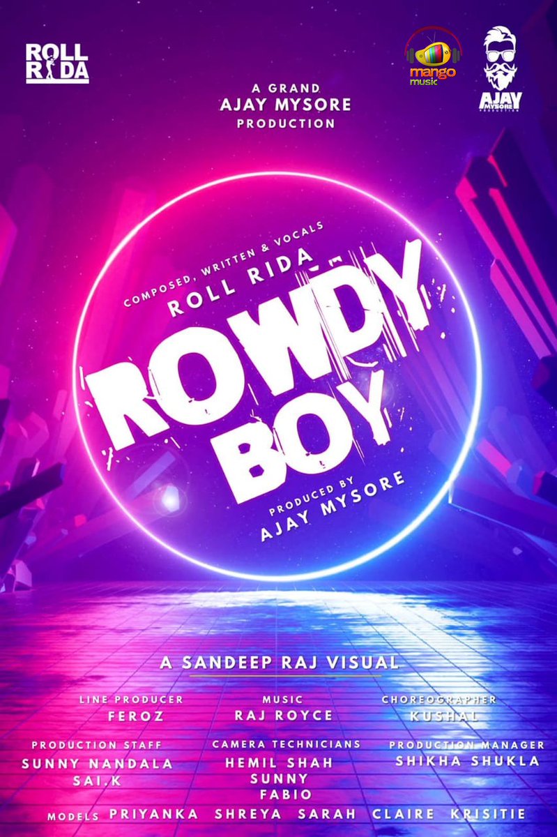 MangoKannadaOff's tweet photo. This #RowdyDay will be more memorable!❤️ #RowdyBoy Song by @RollRida will be out soon as a birthday gift to @TheDeverakonda 😎 &amp; all his fans!🤘
Stay Tuned to @MangoMusicLabel 👍

🎶, ✍️, 🎤 : #RollRida
Music: #RajRoyce
DOP: #SandeepRaj 
Producer: #AjayMysore 
@filmibeat https://t.co/luPGmIesuu