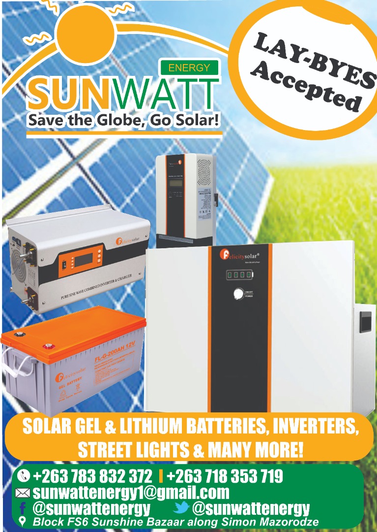 sunwattenergy's tweet photo. Make the World a better place by going #solar!
For all your solar needs and #laybyes DM or get in touch on +263 783 832 372.
@iMisred #redmarketsunday #ClimateChange #sustainableenergy #youngpeople #solarenergy #laybye #sunwattenergy https://t.co/TWxGdoUjAn