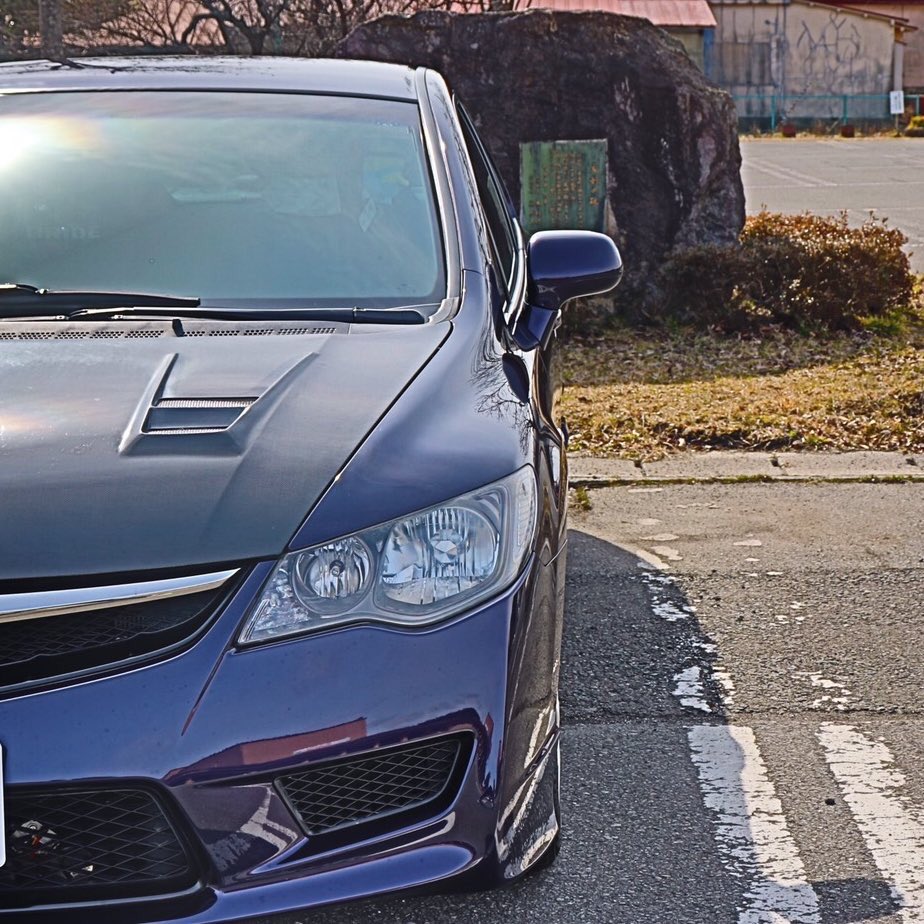 #ホンダ歴晒せ 
1台目　シビックR(GF-EK9)
2台目　シビックR(ABA-FD2)
あんまり被りたくないからチャン白乗りたくないという謎のこだわり持ってます！