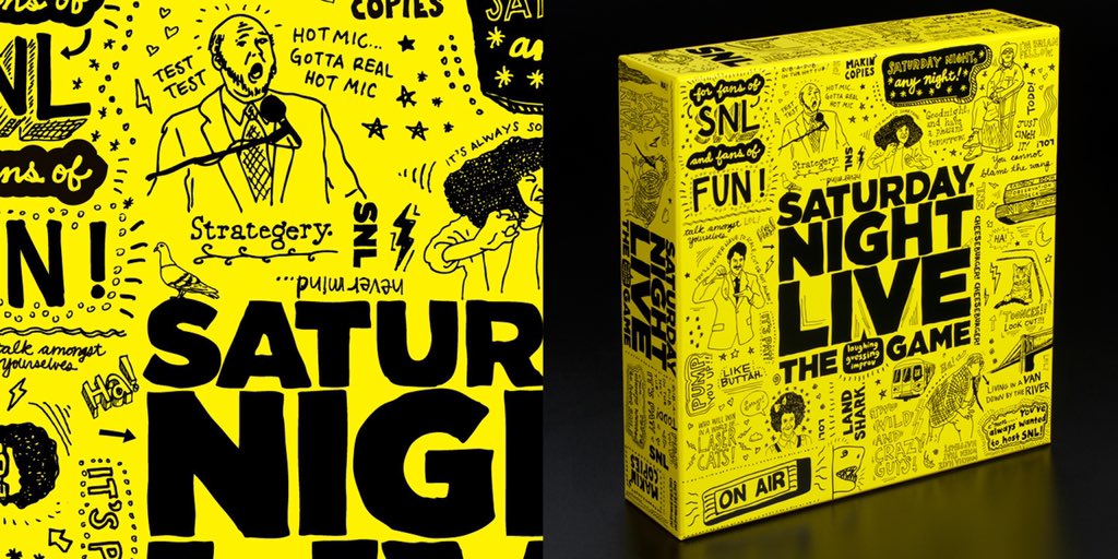 ArmandoRoqueCcs's tweet photo. .@DesignMuseum’s board games #FontSunday — SNL @nbcsnl : The Game, by #CoProjects. https://t.co/E5cFE49x2A