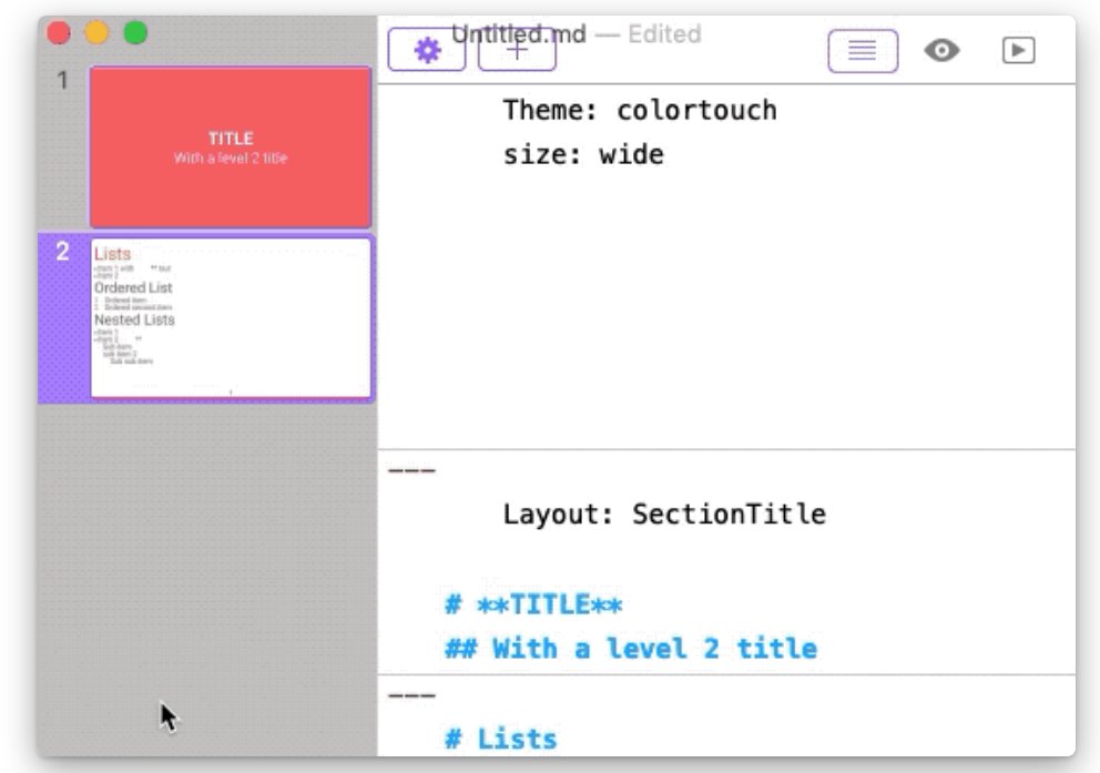 indieapplove's tweet photo. If you’re familiar with LaTeX for writing research papers or SwiftUI for apps, then you’ll love Slideas for creating presentations on your Mac! https://t.co/oINmeQDXWN https://t.co/eEXfhVZoLh