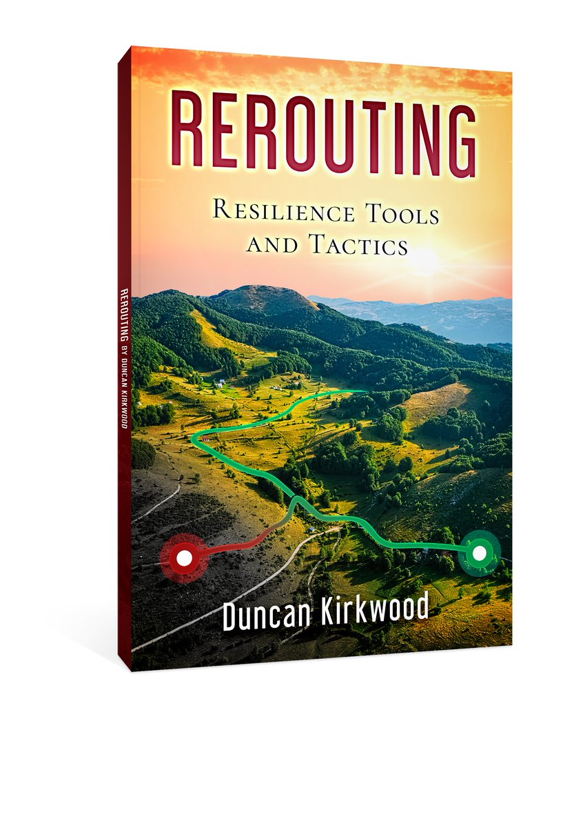 DuncanKirkwood's tweet image. Everyone had a plan for this year and we all got hit with a major detour. So live your life like a GPS and just reroute to get to your goal. 
Order your copy of my book Rerouting: Resilience Tools and Tactics and learn how to keep going stronger than ever. DuncanKirkwood.com