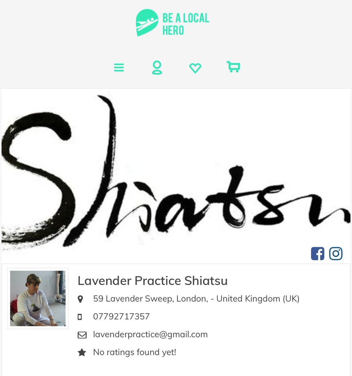 BeALocalHeroUK's tweet photo. Calling all Local Heroes!

Lavender Practice Shiatsu, Clapham, offers ShinTai bodywork to help release deeply held stress patterns and bring relaxation to your body

Temporarily closed for #Lockdown

#BeALocalHero - buy a voucher to support them today!

👉 https://t.co/DbQmIQCrdr https://t.co/EA1N2hiBR8