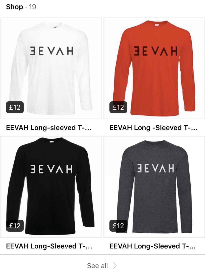 💽NEW: EEVAH merch available for 1 WEEK ONLY! Choose from 8 different colour t-Shirts, with the choice of either a white or black logo! You can order up until 11pm on May 10th. 🖤
eevahmusic.com/shop# #merch #oneweekonly